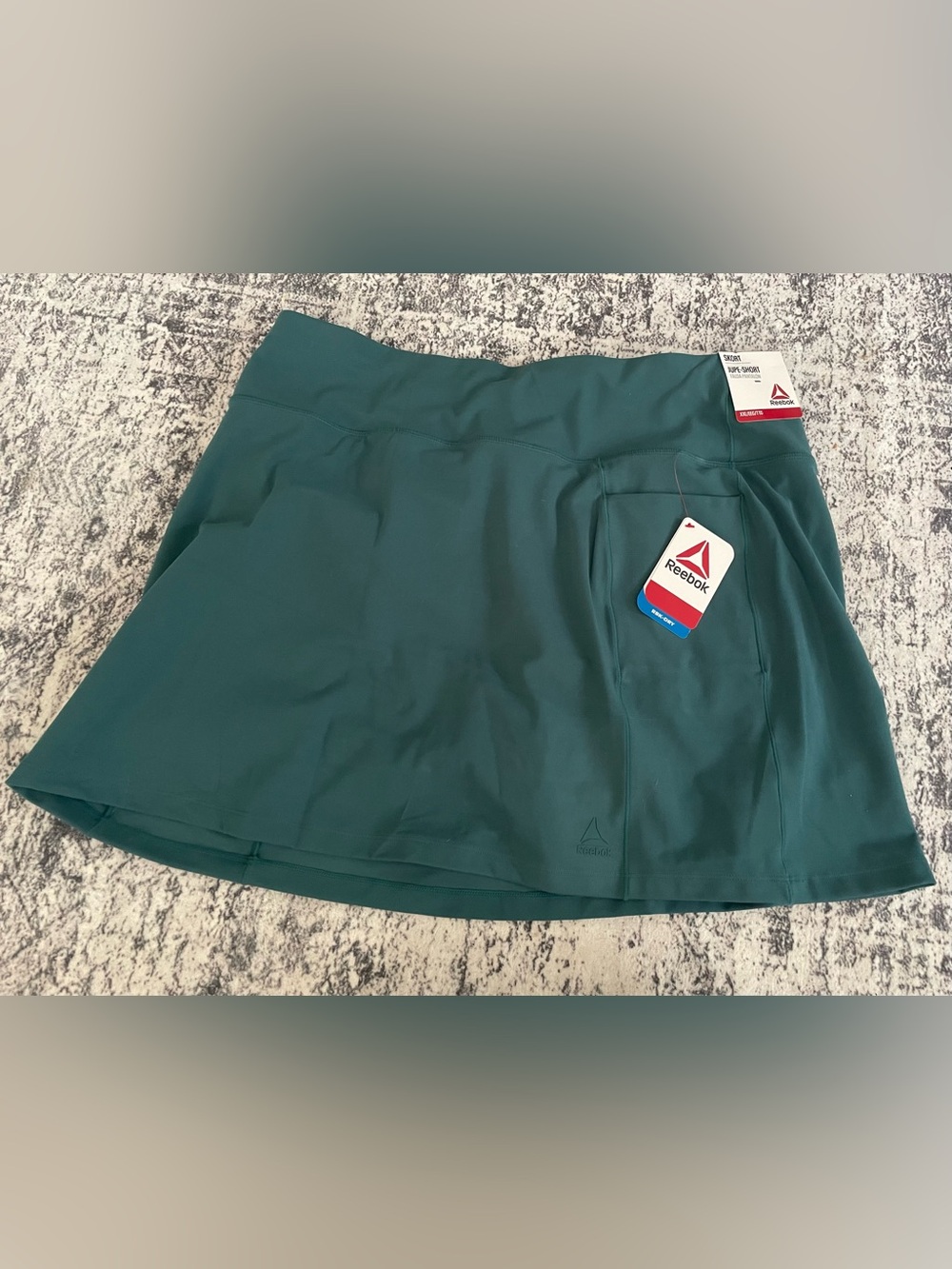 Reebok Deep Teal Performance Skort with Side Pocket